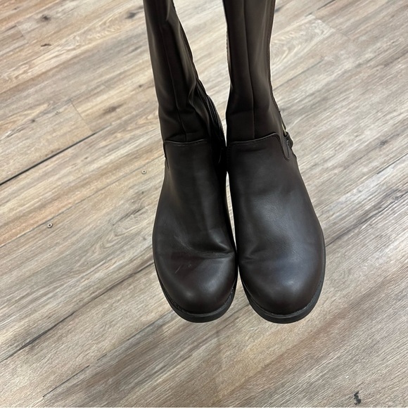Francescas Brown Mid Calf Boots - Picture 2 of 4